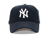 Kšiltovka New Era 9FORTY New York Yankees Winter Utility Melton Navy/White Clipback