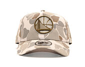 Kšiltovka New Era 9FORTY A-Frame Golden State Warriors Light Green Camo Snapback