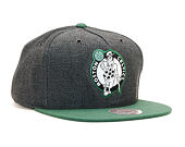 Kšiltovka Mitchell & Ness Boston Celtics Hardwood Classic Woven Reflective Charcoal/Green Snapback