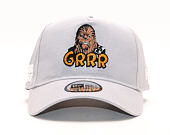 Kšiltovka New Era 9FORTY A-Frame Star Wars Chubacca Gray Snapback