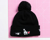 Kulich New Era Heart Knit Los Angeles Dodgers Black
