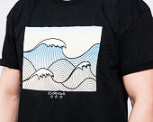 Triko Pink Dolphin Tsunami Tee Black