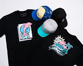 Triko Pink Dolphin Roll Tide Tee Black