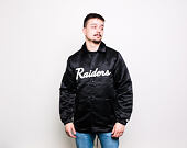 Bunda New Era Oakland Raiders Satin Coaches Jacket Black