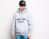Mikina New Era New York State Hoody Light Grey Heather