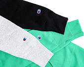 Mikina Champion Hooded Sweatshirt Classic Logo Grey Heather 212574 EM004 LOXGM