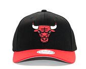 Kšiltovka Mitchell & Ness Chicago Bulls 2 Tone 110 Black/Red Snapback
