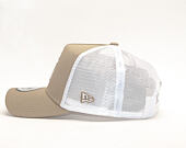 Kšiltovka New Era 9FORTY A-Frame Trucker New York Yankees League Essential Camel/White