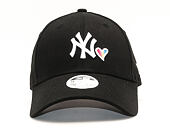 Dámská Kšiltovka New Era New York Yankees Rainbow Heart Black