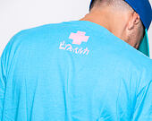 Triko Pink Dolphin Make Waves Sky Blue