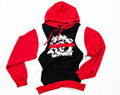 Mikina Pink Dolphin Wave Block Black/Red/White