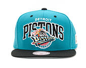 Kšiltovka Mitchell & Ness INTL226 Detroit Pistons HWC Team Arch Snapback