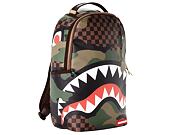 Batoh Sprayground Checkered Camo Shark Backpack B2201