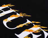 Triko S Dlouhým Rukávem HUF Phoenix Burning Black