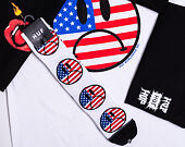Ponožky HUF Bummer USA White