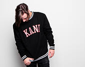 Mikina Karl Kani College Crew black/red/white