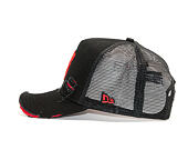 Kšiltovka New Era 9FORTY Trucker Distressed Manchester United FC Black Snapback