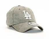 Kšiltovka New Era 9FORTY Engineered Plus Los Angeles Dodgers New Olive / Optic White Strapback