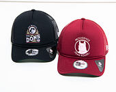Kšiltovka New Era 9FORTY Trucker Historic Providence Steam Rollers Cardinal Snapback
