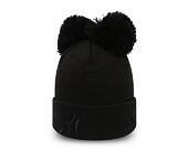 Kulich New Era New York Yankees Double Pom Cuff Knit Black/Black