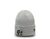Dětský Kulich New Era Los Angeles Dodgers Camo Infill Knit Gray Youth