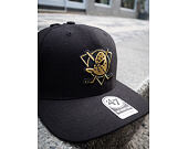 Kšiltovka 47 Brand Anaheim Ducks Cold Zone Metallic MVP DP Black/Gold