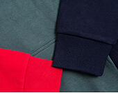Mikina Karl Kani Signature Block Hoodie 6021250 Red/Green/Navy/White