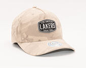 Kšiltovka Mitchell & Ness Los Angeles Lakers 612 Khaki Camo