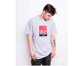 Triko éS Block Gradient Tee GREY HEATHER