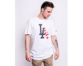 Triko New Era Los Angeles Dodgers Infill Flag Team Logo White