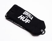 Ponožky Huf Vs Godzilla Socken Black