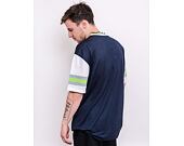 Triko New Era NFL Stripe Sleeve Oversized Tee Seattle Seahawks Oceanside Blue