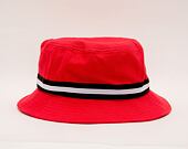 Klobouk Kangol Stripe Lahinch Cardinal K4012SP-CR608