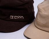 Kšiltovka Kangol Cotton Twill Army Cap Brown