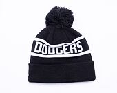 Kulich New Era MLB Team JAKE bobble Cuff Knit Los Angeles Dodgers  Black / Optic White