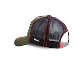 Kšiltovka Capslab Trucker - Naruto - Sasuke - Olive Green