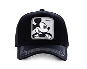 Kšiltovka Capslab Mickey Mouse Monochrome Trucker Black / Grey - MIC3