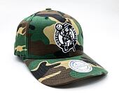 Kšiltovka Mitchell & Ness Boston Celtics Camo 865 Black/White Logo