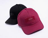 Kšiltovka Alpha Industries VLC Cap 168903 Burgundy