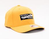 Kšiltovka Mitchell & Ness Box Logo Redline Snapback Branded Mustard