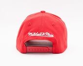 Kšiltovka Mitchell & Ness Pinscript Redline Snapback Branded Scarlet / White