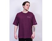 Triko Champion Oversized Crewneck T-Shirt 214282 WRE Wine Red