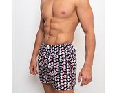 Pánské Trenky Champion Loose Boxer Premium C Navy Print