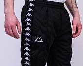 Tepláky Kappa 222 Banda Rastoria Slim J61 Black/Black/White