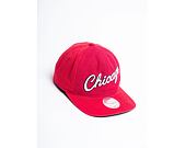 Kšiltovka Mitchell & Ness Chicago Bulls BW18048 City Snapback Red
