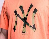 Triko New Era MLB Camo Pack Infill Team Logo New York Yankees Orange / Woodland Camo