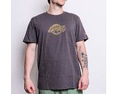 Triko New Era NBA Chain Stitch Los Angeles Lakers Graphite / Gold