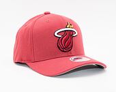 Kšiltovka MItchell & Ness Team Ground Redline Miami Heat Maroon 6HSSMM19361-CBMHEMARO