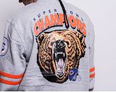 Mikina Mitchell & Ness All Over Print Fleece Crew Chicago Bears Grey Heather