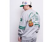 Mikina Mitchell & Ness All Over Print Fleece Crew Boston Celtics Grey Heather